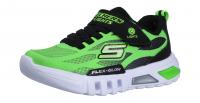 Skechers Kinder Sneaker S Lights Flex Glow lime/black (Grün) 400016L