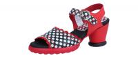 Clamp Damen Sandale white dots/past. red (Rot) ZUTIAL