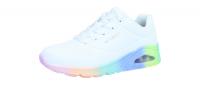 Skechers Damen Halbschuh/Sneaker UNO- Rainbow Souls multi (Weiß) 155134 MLT