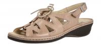 Suave Damen Sandale/Schuhe für eigene Einlagen beige 711040-8