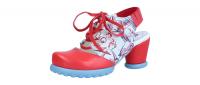 Clamp Damen Sandale pastel red/print peo (Rot) ZUTTO
