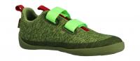 Affenzahn Kinder Halbschuh/Barfußschuhe Knit Happy Dragon green/red (Grün) 00397-20003