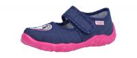 Superfit Kinder Hausschuh Bonny BLAU/PINK (Blau) 1-800282-8030